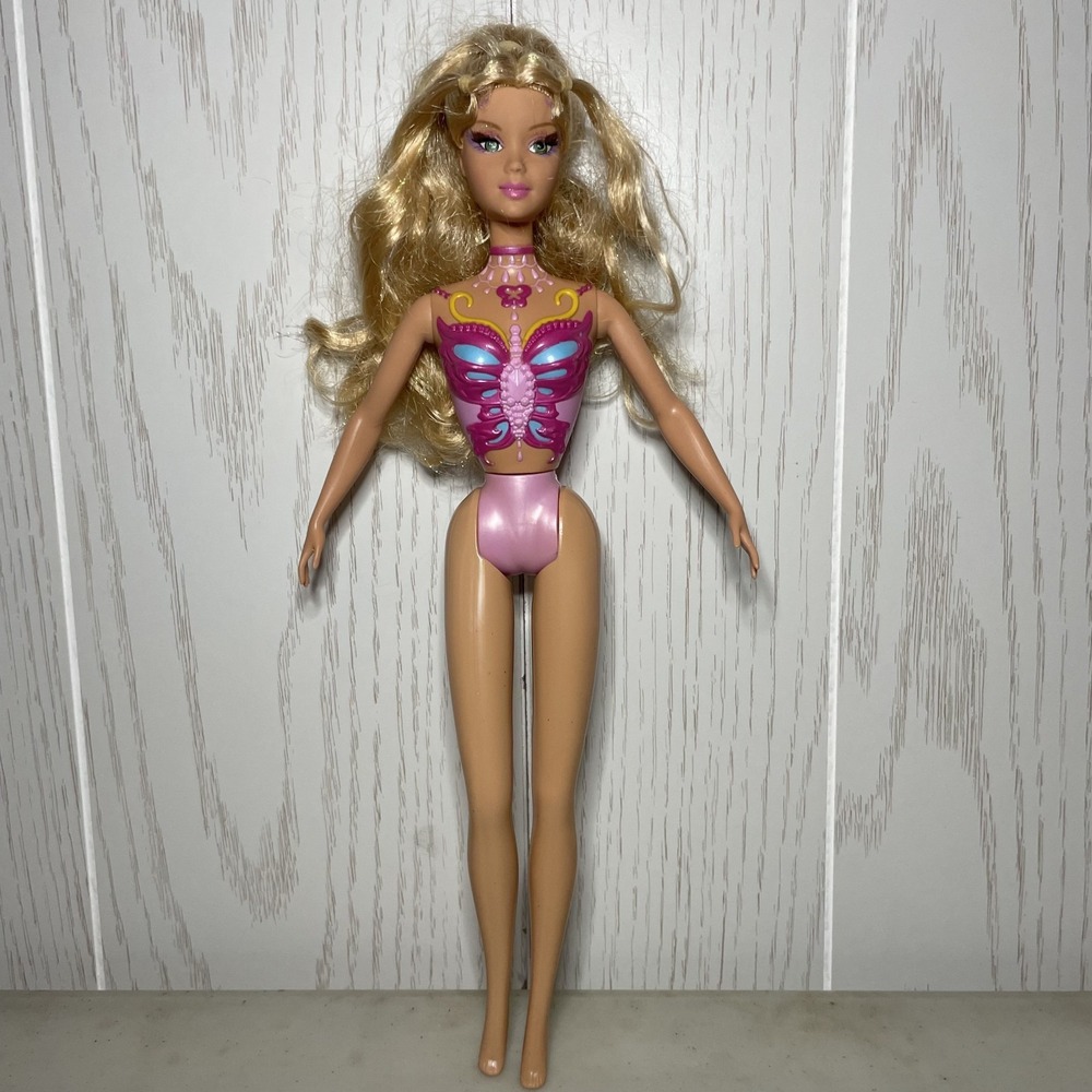 Barbie 2007 Fairytopia Magic Of The Rainbow Rainbow Elina Doll UNTESTED AS IS